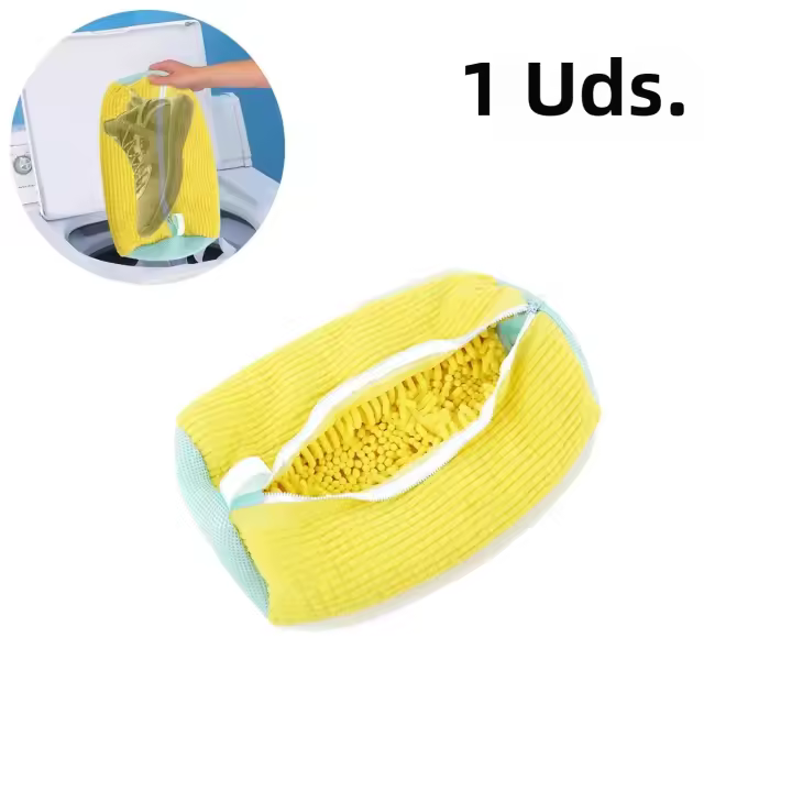 Bolsa De Limpieza Para Zapatos De Algodón 1PC Elimina Fácilmente La Suciedad De Las Fibra Suave Anti-Deformación Para Ropa Interior - 1