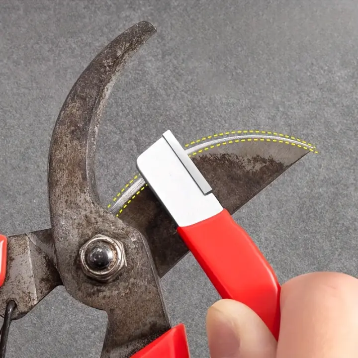 Afilador De Cuchillos Profesional De Cocina Con Piedra De Afilar De Cromo Y Diamante Cerámica Para Todas Las Hojas Incluyendo Tijeras De Jardín - 1
