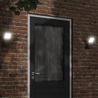 vidaXL Lámpara de pared LED de exterior aluminio fundido Color Blanco,  Negro, y mas - details 1
