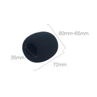 10Pcs Funda De Esponja Para Micrófono De Mano Alta Densidad Reutilizable Anti Ruido De Viento Accesorio Profesional Para Micrófono Universal - details 5