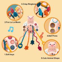 Juguetes sensoriales para niños pequeños, juguete de actividad con cuerda de silicona de grado alimenticio, juguetes sensoriales, juguetes educativos de aprendizaje de viaje para niños y niñas de 1 a 3 años - details 3