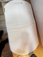 Colchón de Capazo Kikka Boo 70x35x4 cm - Suave y Hipoalergénico - Funda Desmontable y Lavable - Detalles Bordados - 100% Poliéster - Espuma de Poliuretano - details 1