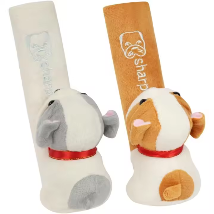 Almohadillas Cinturon Coche Niños, 2pcs Protector Cinturon Coche, Almohadillas para Cinturón de Seguridad de Viaje, Funda Cinturon Coche para Adulto Niños para Protegen Hombro Cuello - 1