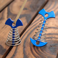 10-30pcs Clavos De Sujeción Para Tienda Con Hebilla De Resorte Y Ancora De Aluminio Antiviento Para Camping Y Acampar - details 0