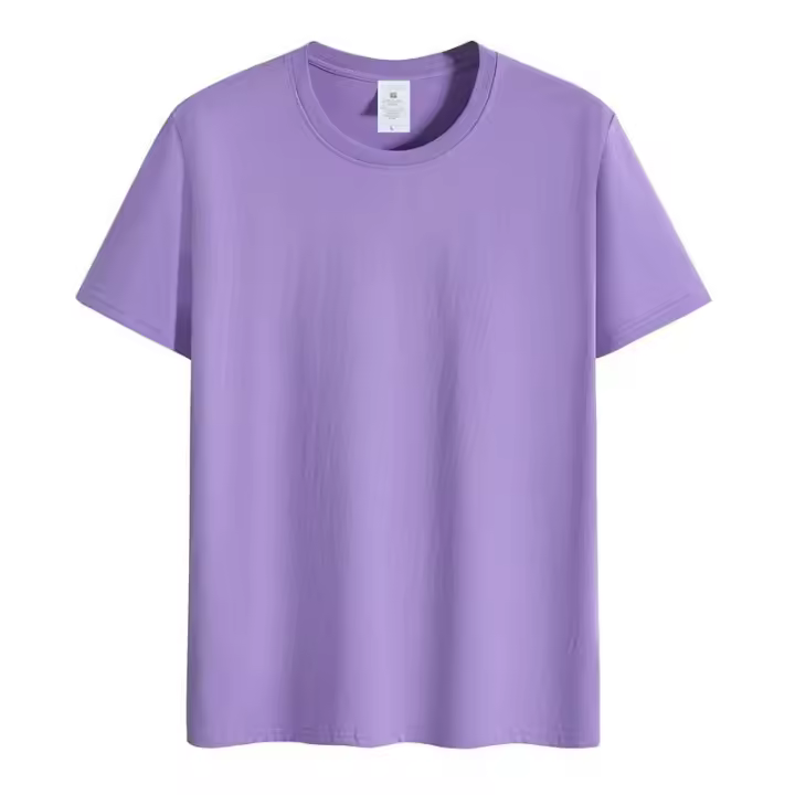 Camiseta De Algodón Puro Para Hombres Y Mujeres 2024 Camiseta Corta Con Estampado Hugo Cuello Redondo Oversize Para Verano - 1