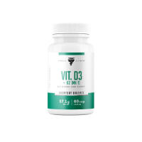 Vitamina D3 + K2 [MK-7] | Mejora la Salud Ósea y Cardiovascular | 60 Cápsulas de 618mg | Refuerzo del Sistema Inmunológico | Apoyo a la Absorción de Calcio | Salud Cardiovascular | TREC NUTRITION - details 0