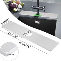 2 Gris Diatomita Grifo Absorbente Esteras Fregadero DE LA Cocina Grifo Protector de Salpicaduras Esteras de Secado - details 0