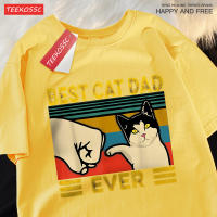 Mejor Papá Gato Camiseta De Algodón Transpirable Para Hombre Y Mujer Estilo Minimalista Normcore Camisetas De Verano Para Parejas - details 15
