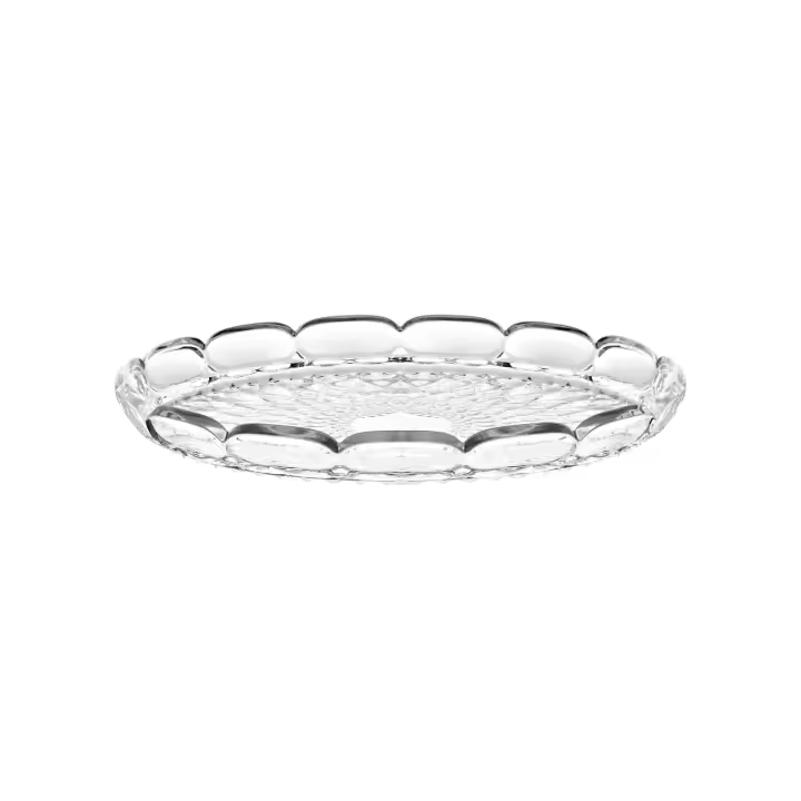 GUZZINI Large Vanity Bio-Based D 36 Cm Bandeja Redonda Transparente - 1