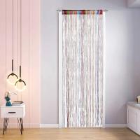 Cortinas de cuentas para Puerta, 100x200 cm, Cortinas boor with Cuentes, Cortina de cuentas de Cristal, Cortina de Puerta con cuentas brillantes, decoración de privacidad para dormitorio (ARCH Iris) - details 0