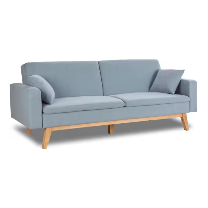 Nalui Sofá Cama Reine Azul Celeste 3 Plazas - 1