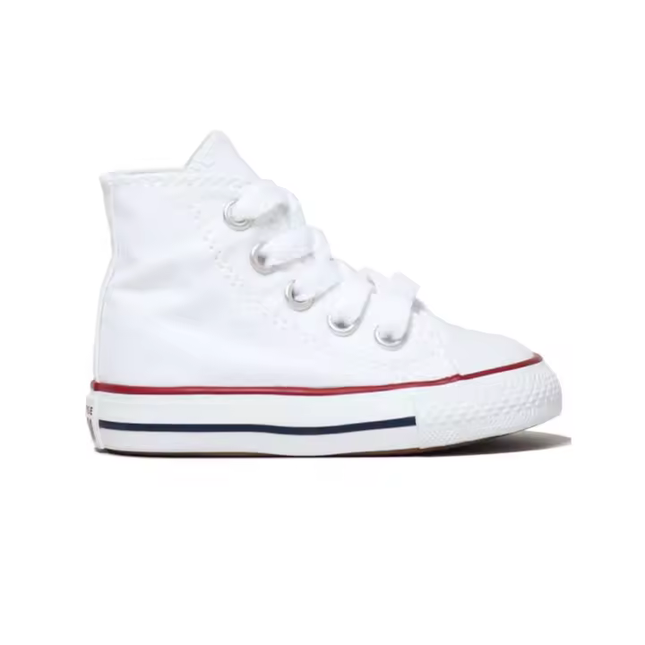 Zapatilla Converse AS Alta Lona Bebé Blanco - 1