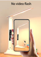 Lámpara De Escritorio LED Recargable Con Alarma Y Termómetro Plegable USB Tamaño Compacto Luz Nocturna Para Mesa - details 3