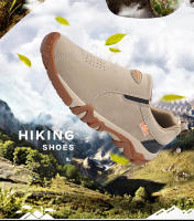 Zapatos De Cuero Para Hombre Casual Transpirables Mocasines De Senderismo No Slip Para Exterior Zapatos De Deporte Para Adultos - details 2