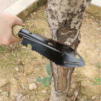 Shovel Multifuncional Para Camping Y Senderismo Herramienta De Sobrevivencia Con Regla Destornillador Y Llave De Hexágono Tamaño M - details 13