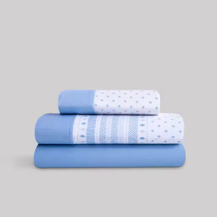 Juego de Sábanas Karamelo Estampado Lais - 1