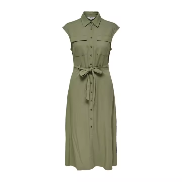 ONLLIMA S/L LINEN BL LONG BELT DRESS PNTMermaid - 1