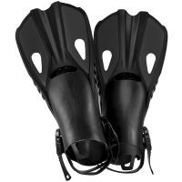 Aletas De Natación Ajustables De Silicona Para Adultos Y Niños Zapatos De Nado Cortos Para Diversión Y Viajes Talla Abierta Unisex - details 6