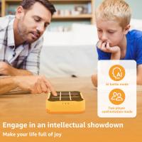 Juego De Mesa Portátil Multifuncional 3en1 TIC-TAC-TOE Y Ajedrez Para Niños Juguete Educativo Handheld Con Pantalla Táctil Regalo Ideal - details 0