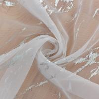 Cortinas De Tulle Blanca Para Sala De Estar Con Patrón De Mármol Oro Y Plata Cortinas Transparentes Para Dormitorio Y Balcón - details 8