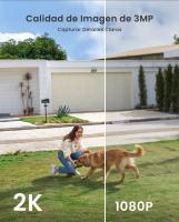 ieGeek 2K Camara Vigilancia WiFi Exterior/Interior sin Cables, Cámara de Vigilancia Exterior con Batería Recargable, 10M Visión Nocturna Colorida, Detección de Movimiento PIR, Audio de 2 Vias - details 0