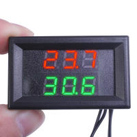 Termómetro Digital Doble Pantalla NTC Protección Metálica Impermeable Precisión Alta Para Tablero DC 4-28V Medidor De Temperatura - details 2
