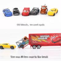 6 piezas Cars 3 Rayo Mcqueen Jackson Storm Mack Uncle Truck Modelo de coche de metal Juguete de regalo conveniente - details 3