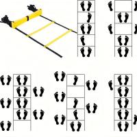 Ladra De Agilidad De Fútbol Línea De Entrenamiento De Baloncesto Ayuda En Coordinación Y Velocidad Ropa Deportiva Para Adultos Niños - details 1