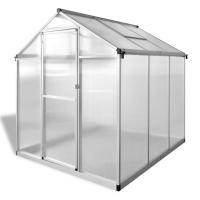 vidaXL Invernadero de aluminio gris antracita 3,46 m² - details 1