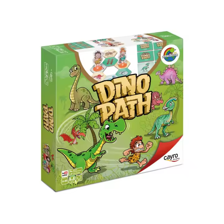 Juego de mesa para niños, familiar y educativo Cayro Dino Path - 1