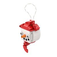 Bloques De Construcción De Navidad Con Colgante De Árbol De Navidad Y Personajes Como Santa Claus Yegua De Navidad Y Muñeco De Nieve Decoración De Ambiente De Navidad Sin Batería Para Adultos - details 2