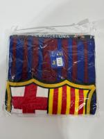 Poncho Playa Piscina Infantil FC Barcelona Escudo Oficial 55x110cm de microfibra para niños - details 3