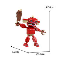 Kit De Bloques De Construcción MOC 'Respiración De La Vida Salvaje': Centauro León Lynel Figura Roja Bokoblin Juguete DIY Para Niños Modelo De Ladrillo Juego Compatible Con Lego - details 19