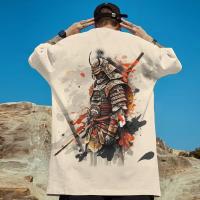 Camiseta Retro Para Hombres Con Estampado De Samurai 3D Manga Corta Verano Camisetas Casuales Top Oversize Para Hombres Nuevo 2024 - details 10