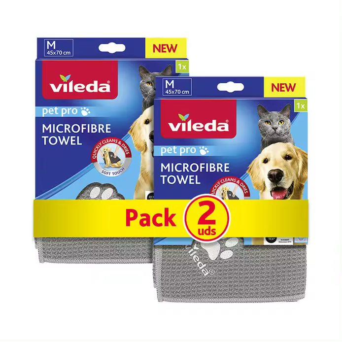 Vileda I Pack de 2 Toallas I Pack de 2 Toallas I 2 Unidades. - 1