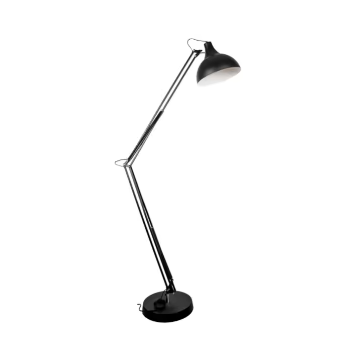 BEL AIR HOME Lámpara de Pie Antigona Lumit Articulada Blanco Ø30cm - 1