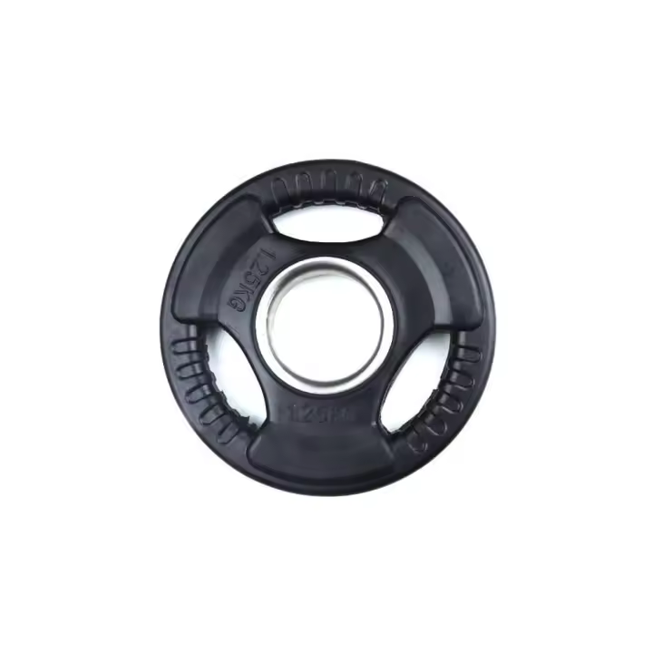 Ozio Fitness Disco de Pesas 1,25 Kg Olímpico 50 Mm Goma Premium 3 Agarres - Manipulación Sencilla y Segura - 1