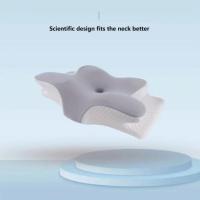 1 Cervical Pillow, Slow Rebound Cool Soft Pillow, Ergonomic Orthopedic Sleep Neck Contour Support Pillow for Side Sleepers, Orthopedic Support, Machine Washable Pillowcase - details 2