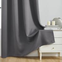Cortina De Negocios 1Pc Color Sólido Negro Bloqueo De Luz Para Dormitorio Cocina Sala De Estar Decoración De Habitaciones - details 17