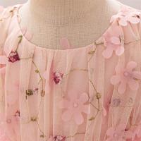 Vestido De Princesa Para Niñas En Tule Rosa Para Fiesta De Boda Vestido De Cumpleaños Fluffy Ropa De Bebé Vestido De Fiesta De Primera Edad - details 4