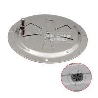 Grille De Ventilación Ajustable De 125mm En Acero Inoxidable Accesorios Marinos Grille De Esguiche Redondo Para Ventilación Y Exhaustror - details 0