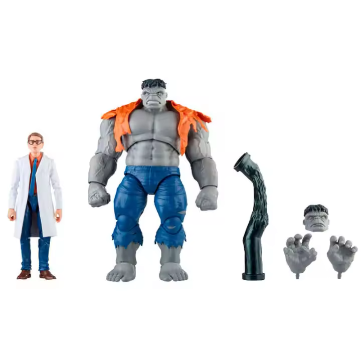 Figuras Gray Hulk & Dr. Bruce Banner Beyond Earths Mightiest Los Vengadores Avengers Marvel 15cmFigura  Coleccionable - Idea de Regalo- Mercancia Oficial - Juguetes para Niños y Adultos - Movies Fans - Muñeco para Coleccionistas y Exposición - 1