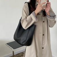 Bolso De Hombro Para Mujer Grande Capacidad 2024 Moda Retro De Trabajo Bolsa De Viaje Con Solapa Única Material PU Con Funda De Poliéster - details 20