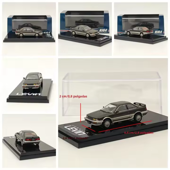 Coche De Colección Diecast Hobby Japan 1/64 COROLLA LEVIN GT GT-Z APEX AE92 Miniatura De Automóvil Para Aficionados Y Regalo - 1