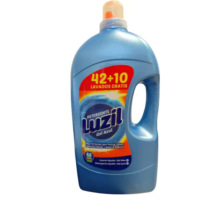 DETERGENTE LUZIL GEL AZUL 3900ML 52 LAVADOS DETERGENTE LIQUIDO - 1