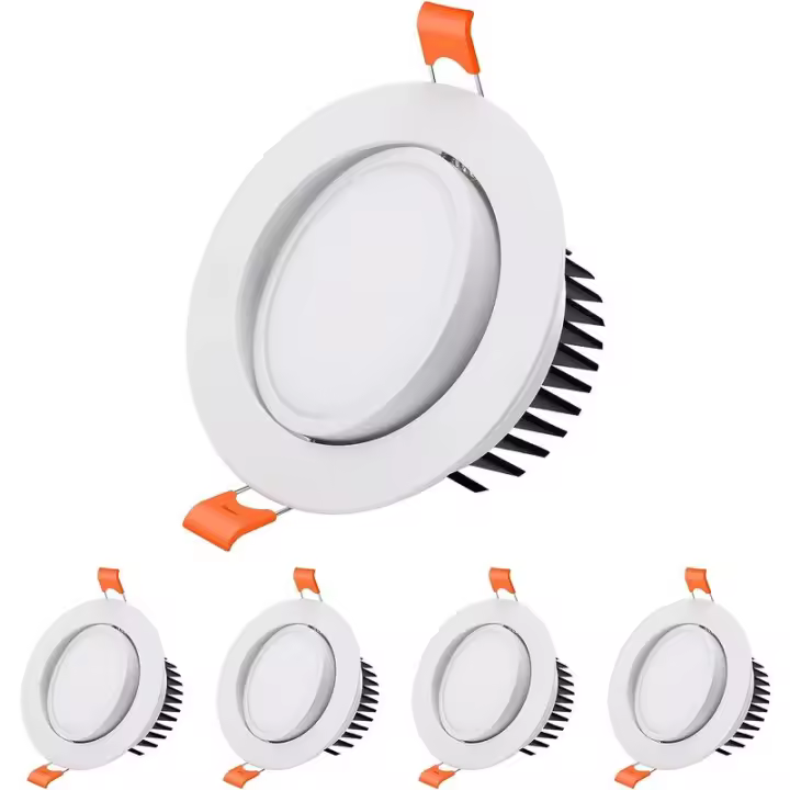 LED Recessed Spotlight, [4 Pack] 7W LED Recessed Spotlight - 1