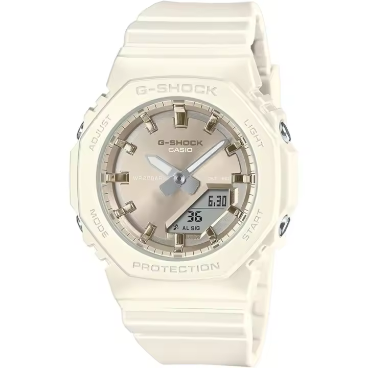 Reloj Casio mujer GMA-P2100ST-7AER correa caucho y analogico - 1