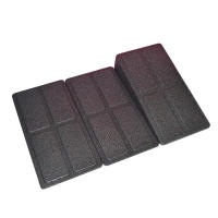 3Pcs/set Bloques De Yoga No Slip Para Ejercicio En La Gimnasio Bloque De Sentadilla Rectangular Ajustable Para Estiramiento De Pies Y Callos - details 8