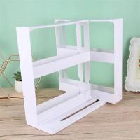 Estante Giratorio De 2 Niveles Para Especias Organizador Creativo Para Cocina Y Baño Metálico Multi-Funcional Para El Hogar - details 3