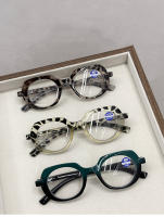 Gafas De Lectura Retro Oval Unisex PC Marco Poligonal Bloqueo De Luz Azul Presbicia +1.0+1.5+2.0+2.5...+4.0 Lentes De Acrílico - details 0